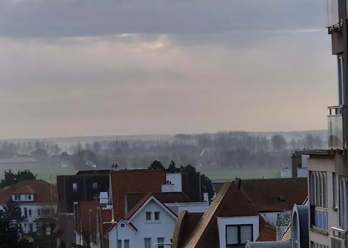Zonnig Hoekappartement Met Zeezicht Duinbergen كنوك هايست